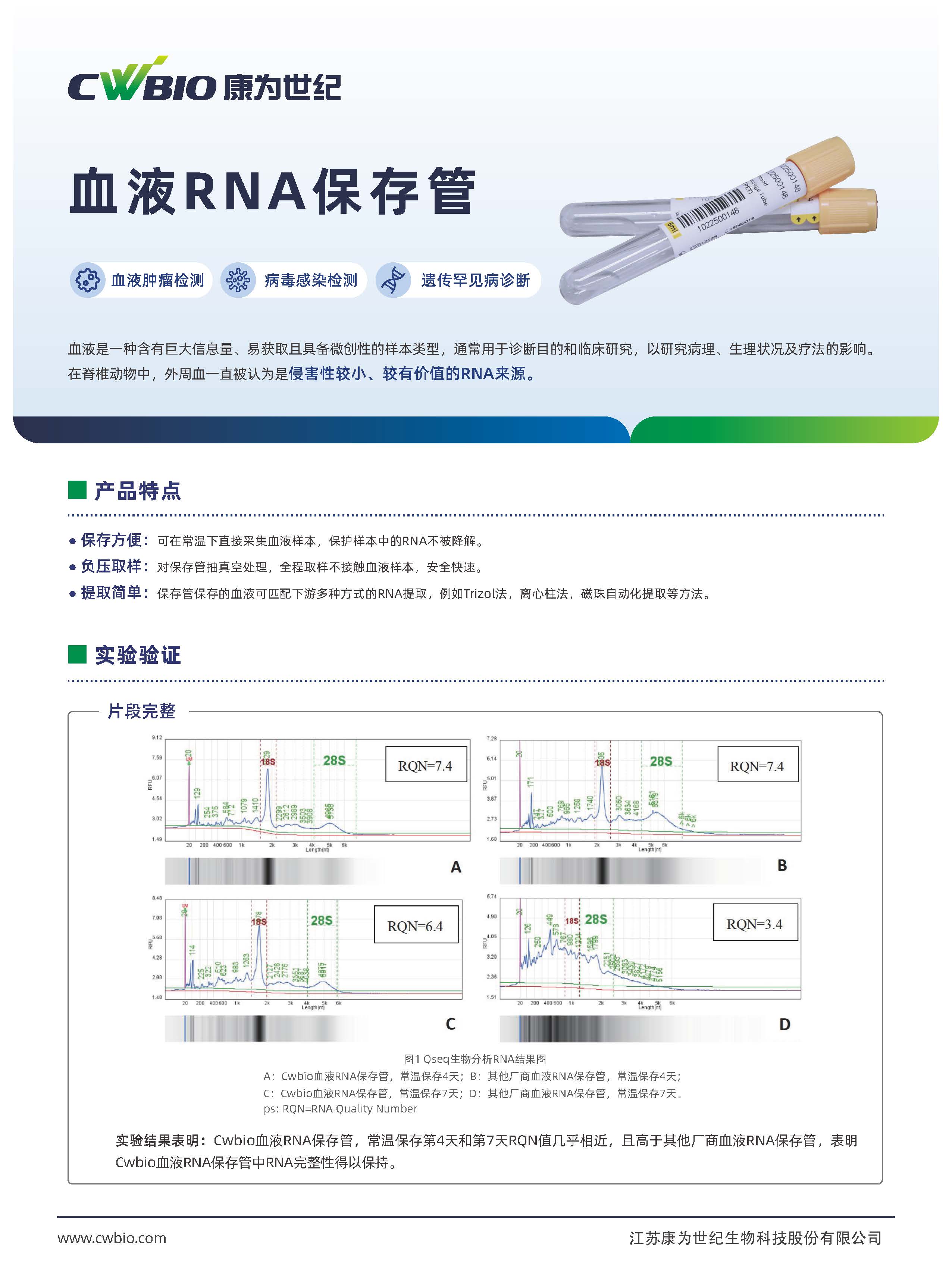 血液RNA保存管-SPBLOODRNA202310A.